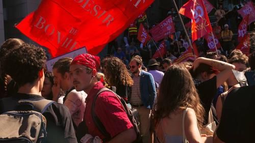 Протесты 10 сентября в Париже